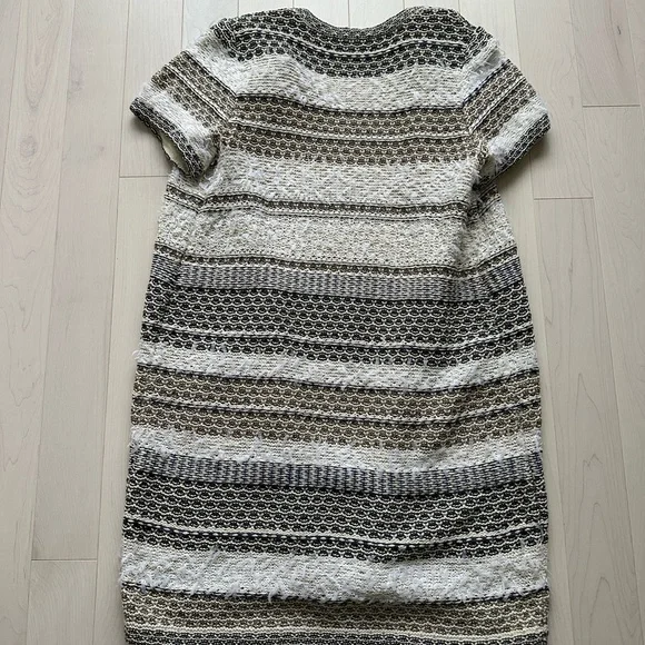 Diane Von Furstenberg Black and Cream Knit Top - Picture 3 of 4